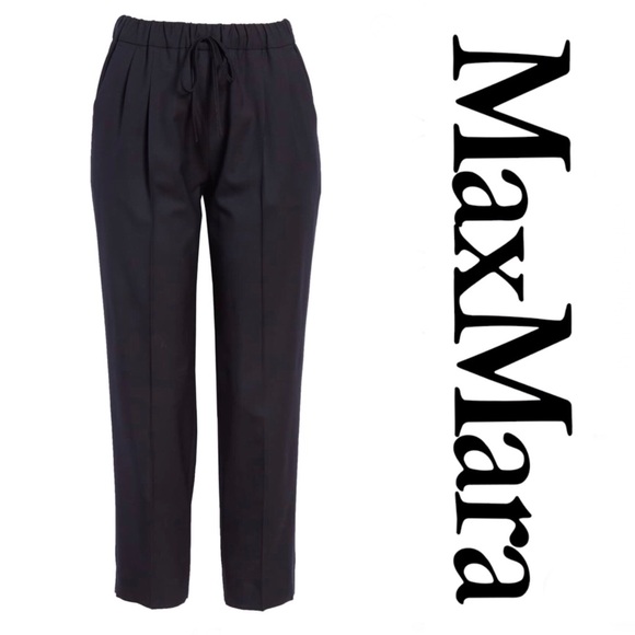 MaxMara Belluno Wool Lightweight Crop Pants*NWT